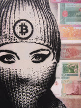 Load image into Gallery viewer, bitcoin over banknotes - 5 of 10
